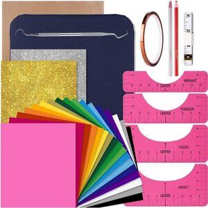 Heat Press Accessories for Cricut Easy Press with Vinyl Bundle